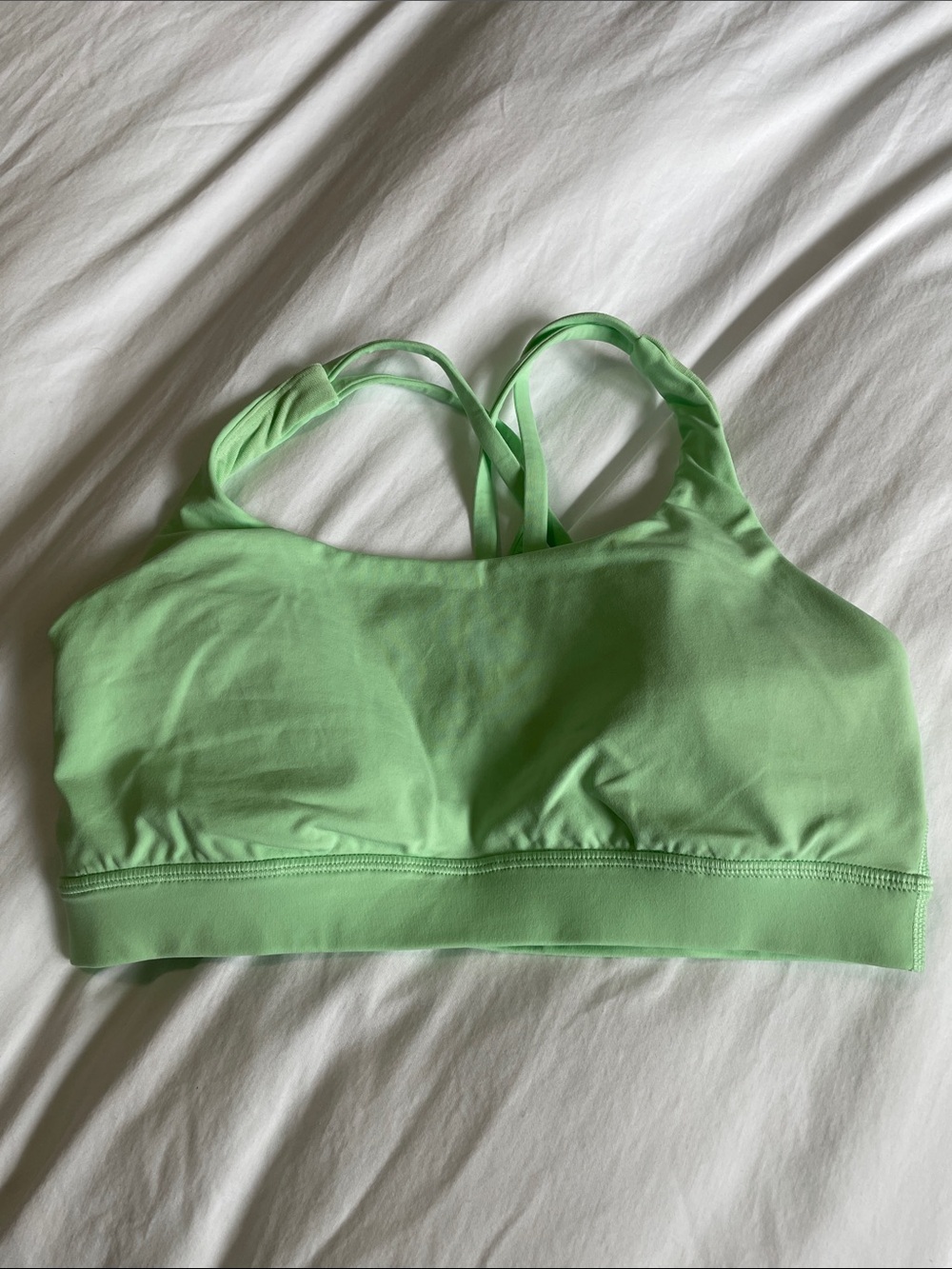 lululemon athletica Mint Green Crossback Sports Bra